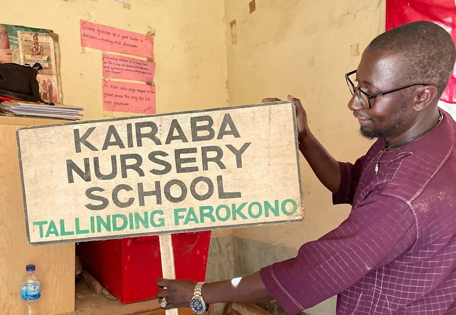 Tallinding: Neue Toiletten für die Kairaba Nursery School