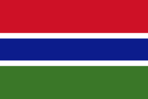 Gambia-Flagge