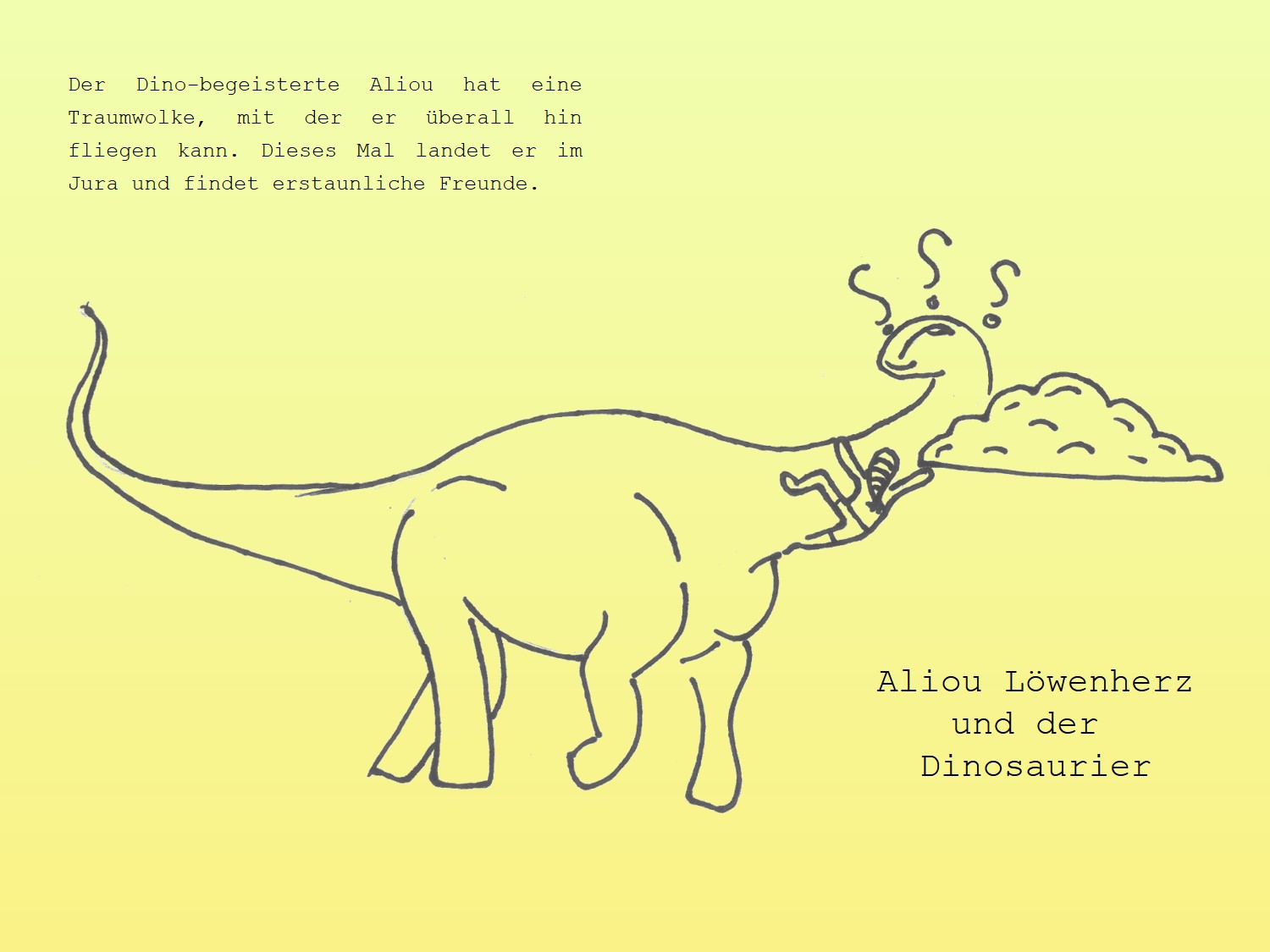 Kinderbuch: Aliou Löwenherz und der Dinosaurier