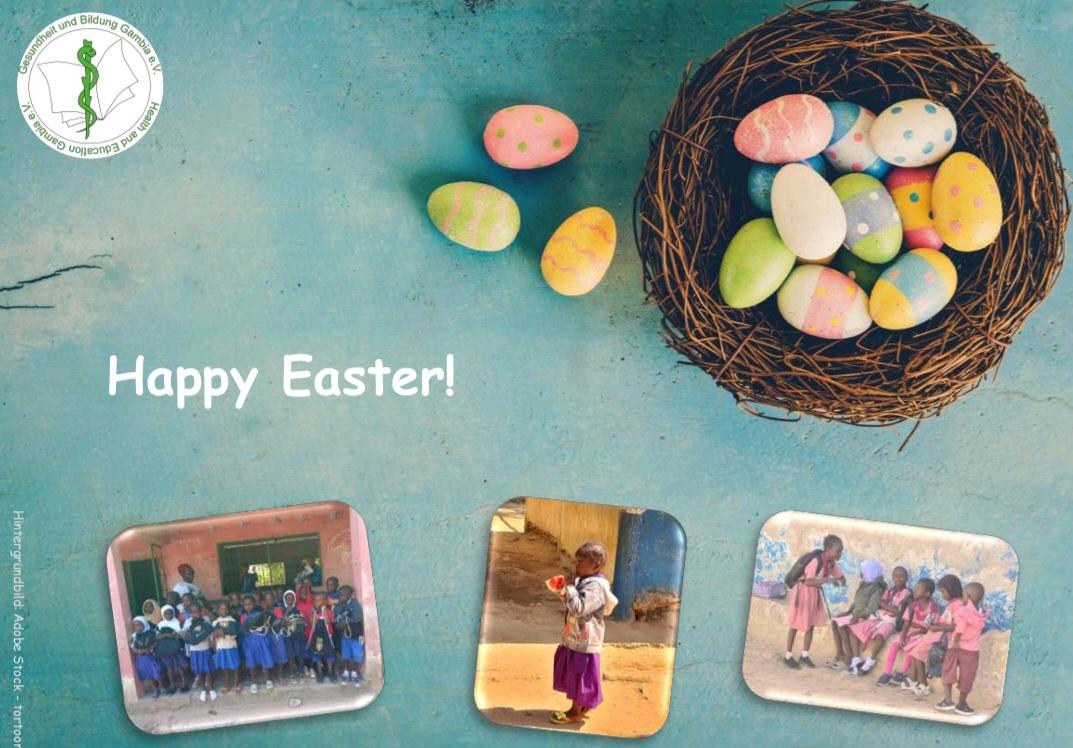 Unsere Projektkinder wünschen Happy Easter!