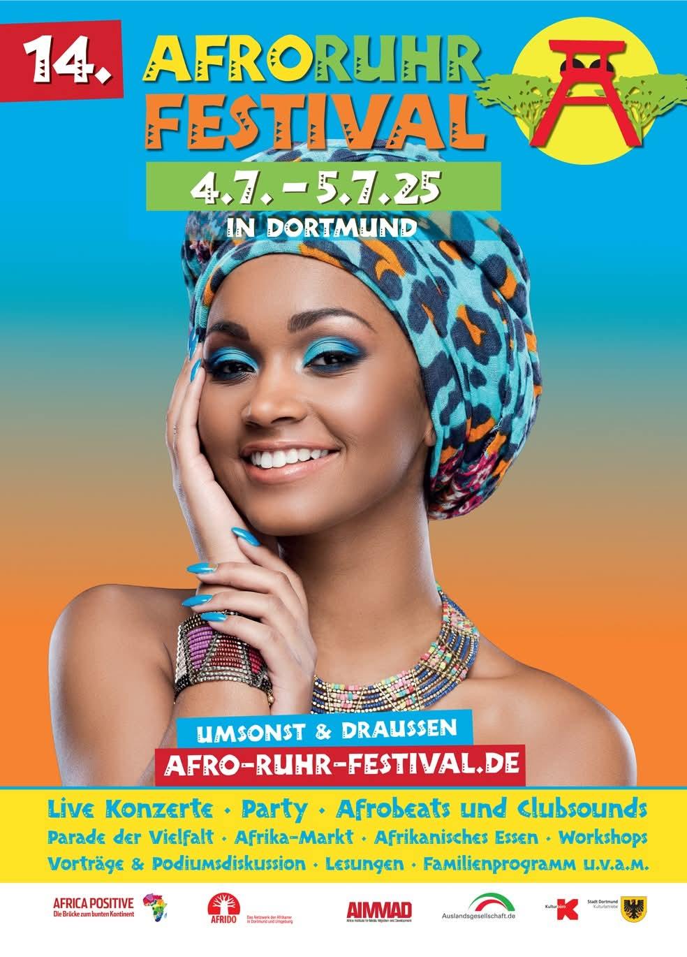 AfroRuhr-Festival 4. – 7. Juli in Dortmund