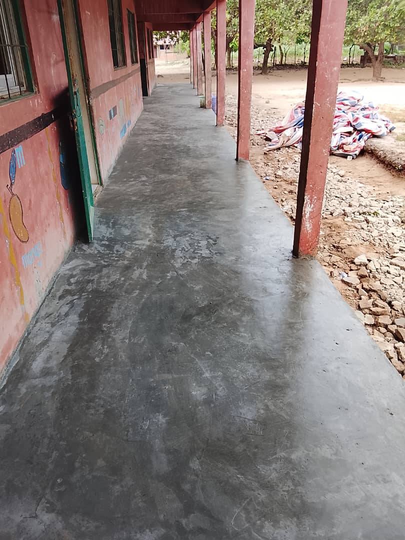 Kindergarten Nyofelleh: wichtige Reparatur geschafft